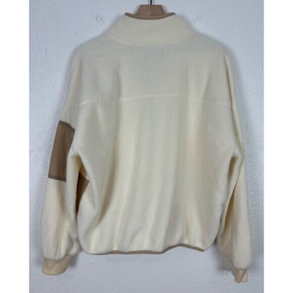 Madewell MWL (Re)sourced Sherpa Snap-Front Jacket NWT Size Small - Picture 4 of 6